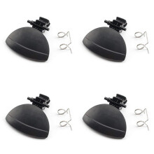 4X Black for C4 Handle for Glove Box Compartment Glovebox Repair Fix
