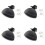 4X Black for  C4 Handle for Glove Box Compartment Glovebox Repair Fix 1