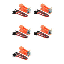 5X Teststandaard Pcb-Clip 2,54 mm Afstandklem Brandende Armatuursonde Pogo-Pin Downloadprogramma  4P-Kabel