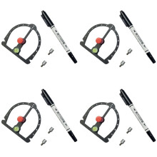 4X RC Car Body Shell Wheel Sourcil Pen RC Car Shell Wheel Cutting Tool Localisation Tool DIY Tools