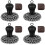 4X Cast Iron Cleaner Chainmail Scrubber, Upgraded Handle Cast Iron Scrubber Brush 316 Chain Mail Scrubber 1