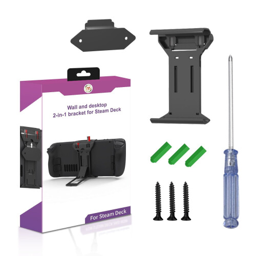 Custom-Fit Bracket Stand for Steam Deck, Premium ABS Material, Ensures Stability & Durability 1