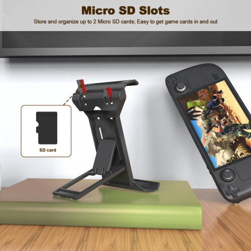 Custom-Fit Bracket Stand for Steam Deck, Premium ABS Material, Ensures Stability & Durability 2