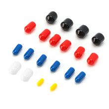 Colorful PVC Vacuum Line Cap Set for Chevy & Classic Engines 1/8" to 3/8"