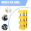 12Pcs Nesting Shelf Bin Boxes Stackable Storage Bins Hardwares Boxes Warehouse Storage Bins 5