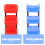 12Pcs Nesting Shelf Bin Boxes Stackable Storage Bins Hardwares Boxes Warehouse Storage Bins 7