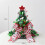 Red Christmas Bow Tree Topper Hat 2