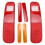 6pcs Tail Light and Mudguard Kit for Ford Econoline Van 1975-1991 1