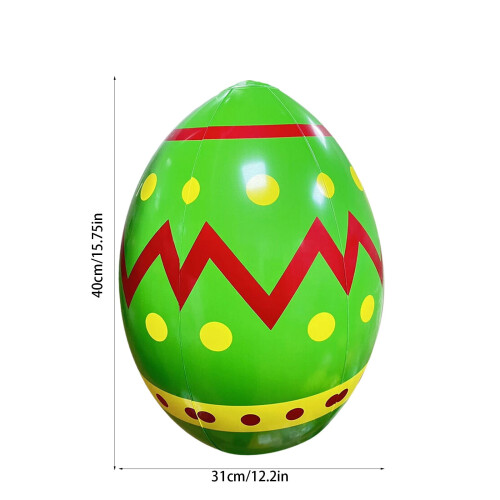 Inflatable Easter Eggs PVC Outdoor Decoration 16x12 in 2