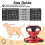 No Pull Dog Harness Front Clip Heavy Duty Reflective Easy Control Handle for Large Dog Walking(Red,M) 3