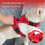 No Pull Dog Harness Front Clip Heavy Duty Reflective Easy Control Handle for Large Dog Walking(Red,M) 7