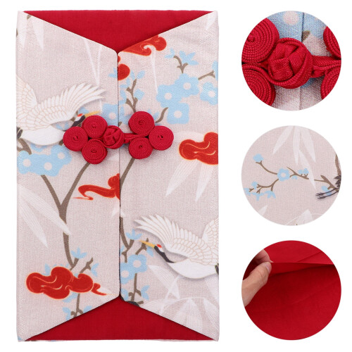 Red Envelope Silk Emulation 1 Pack 6.7 x 3.9 x 0.2 Inches 1