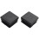 800pcs Plastic Square Tube Inserts End Blanking Caps 20mm X 20mm Black 7