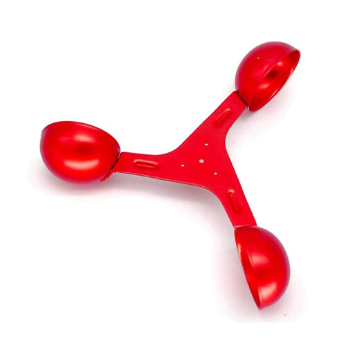 2X Anemometer Wind Speed Output Anemometer Anemometer Aluminum Alloy Wind Speed Calculator with Three-Cup Type 2
