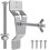 4X Support Mural de Support de Pneu de Secours pour Remorque, Support de Support de Pneu de Secours pour Accessoires de Remorque, Support de Pneu de 2