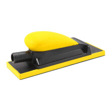70X198mm Dry Grinding Hand Push Board Car Putty Ash Hand Planer Rectangular Vacuum Sandpaper Grinding Ash Board Tool