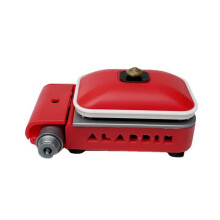 1/12 MIniature Dollhouse Outdoor Barbecue Gas Stove BBQ Grill pour Barbies OB11 Doll Accessories, Red, Square
