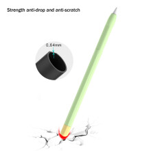 2PCS para Pencil 1St Generation Pen Cover Double-Spell Silicone Pencil Case Stylus Pen Case Funda Protectora