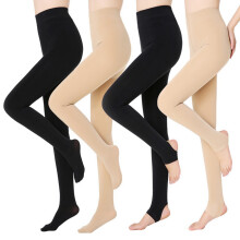 Autumn and Winter Women's Plush Thermal Pants Long Oversized Brushed Leggings Suitable for (65-90Kg) Skin Tone B