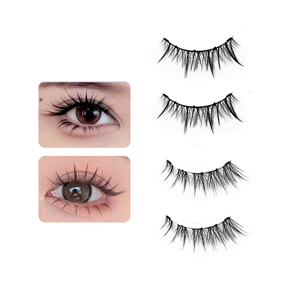 Inf Magnetic Eyelashes With Applicator, 2 Pair Reusable Magnetic Lashes Model 3