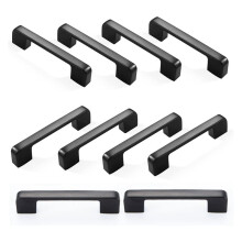 40Pcs Black Handles for Furniture Cabinet Knobs and Handles Kitchen Handles Drawer Knobs Cabinet Pulls 96mm