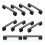 40Pcs Black Handles for Furniture Cabinet Knobs and Handles Kitchen Handles Drawer Knobs Cabinet Pulls 96mm 4