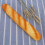 (A) Artificial Bread Fake Bread Simulation Food Model Kitchen Decoration Prop Simulation Bread (Croissant) Medium 3