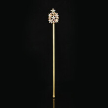 Glittering Rhinestone Princess Wand, Hollowed Party Prop
