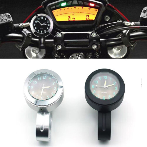 Waterproof Motorcycle Quartz Clock Shockproof Handlebar 2