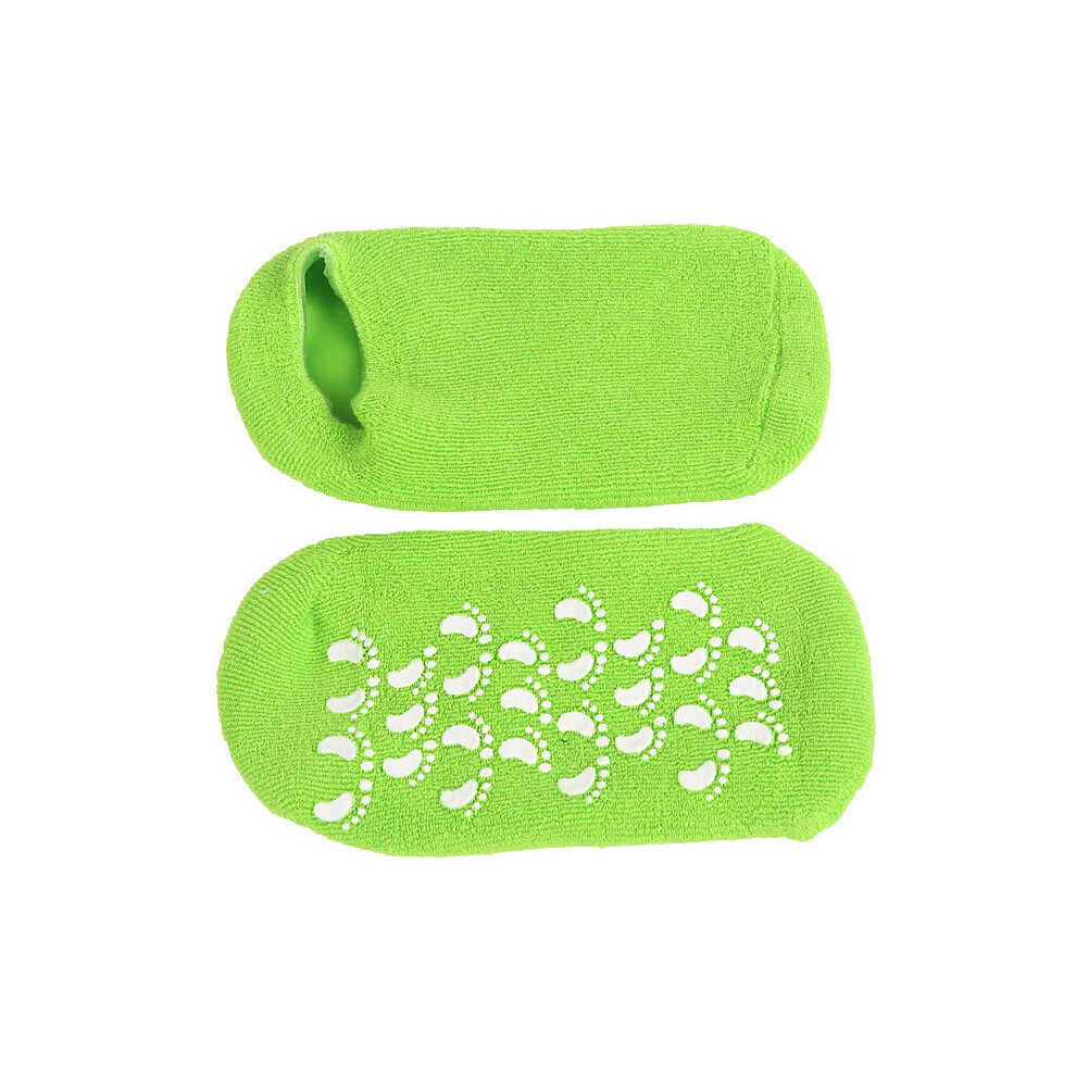 Roc-Electron Green (Green) Foot Exfoliating Mask Socks, Moisturizing Spa Care
