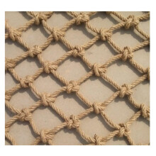 Safety Rope Net Heavy Duty Hemp for Balcony and Stair Child Protection Impact Resistant 2x(6.56x9.84ft)