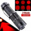 2 Pack Red Light Torch, Mini Red Flashlight Zoomable Signal Torches Waterproof 2