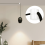 Ceiling Hook for Pendant Lights White 3 Pack 2