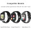 XiHAMA Nylon Solo Loop Band 20mm 3-Pack 3