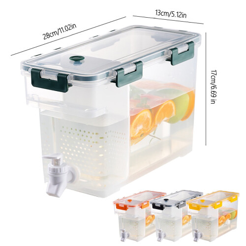 3.5L Refrigerator Storage Box with Faucet 1