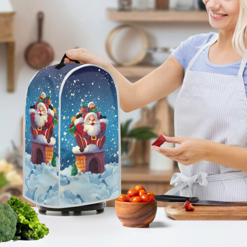 Santa Claus Multifunctional Kitchen Accessories with Cover Protection Polyester Protective Case 2
