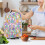 Protective Kitchen Blender Dust Covers Multifunctional Hand Strap for Kitchen Home(Easter Bunny Eggs) 3