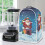 Santa Claus Multifunctional Kitchen Accessories with Cover Protection Polyester Protective Case 5
