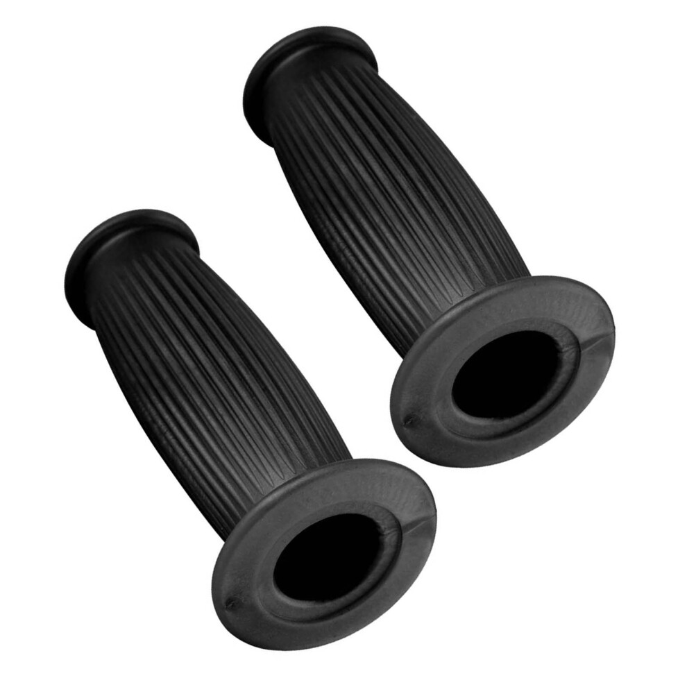Universal 25/28Mm Motorcycle Handlebar Grip Vintage Tpu For Bikes Black 8381390791870