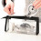 (Black) Clear Pencil Case See Through Pencil Case (Pink) 4