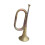 Solid Copper and Brass Bugle Retro Cavalry Trumpet for Band Beginner Orchestra 2