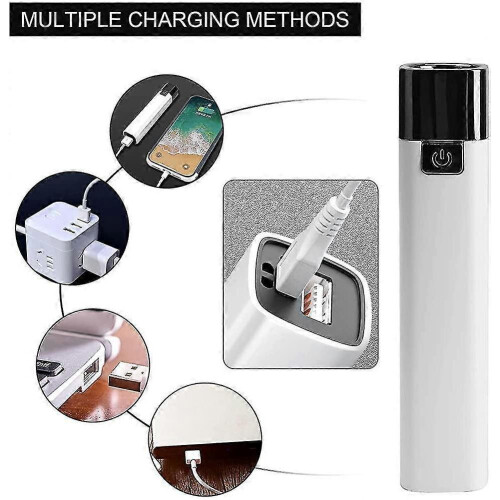 Mini Flashlight, Cob18650 Flashlight with Side Lights, Built-In Battery 2