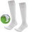 Fodboldsokker Herre Åndbare Komfortable 1 Par Hvide Polyester 7