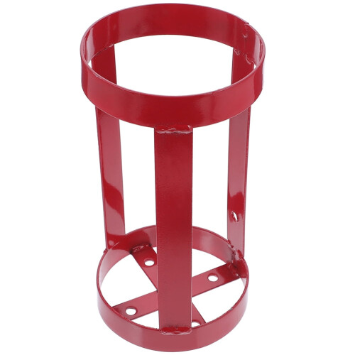Car Fire Extinguisher Mount Bracket Red Steel 1 Set 2