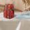 Travel Iron Storage Case Travel Case with Zipper Handheld Candy Cane Pattern, Case Only 3