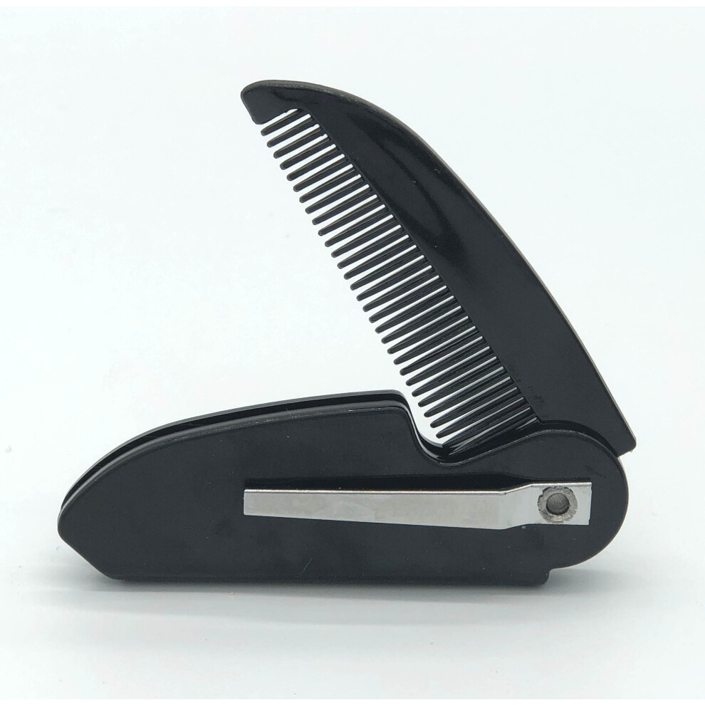 Inf Unisex Compact Folding Beard Styling Comb