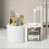 Stylish Makeup Organizer With Drawer In Elegant Design For Desktop Storage 6