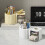 Stylish Makeup Organizer With Drawer In Elegant Design For Desktop Storage 7