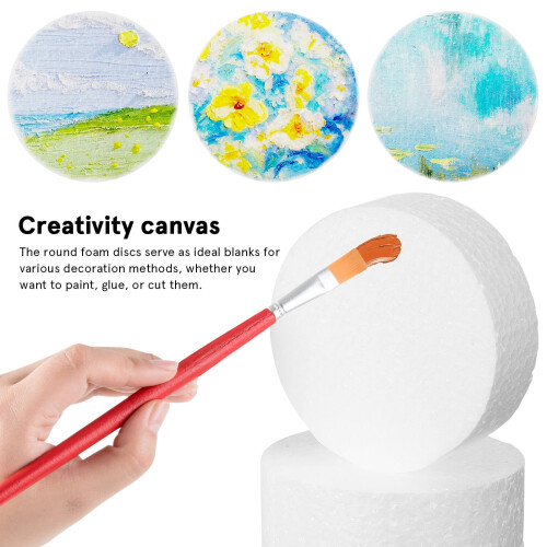 7Pcs High Density Foam Circles Universal Round Foam for Crafts 2