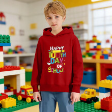 100 Days of School Sweatshirt Kids Long Sleeve Pullover